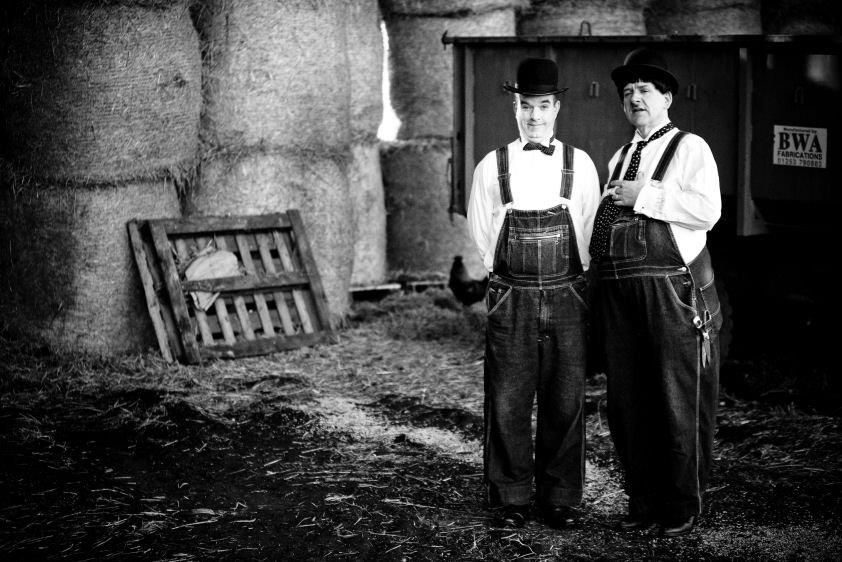 just us outstanding in the barn