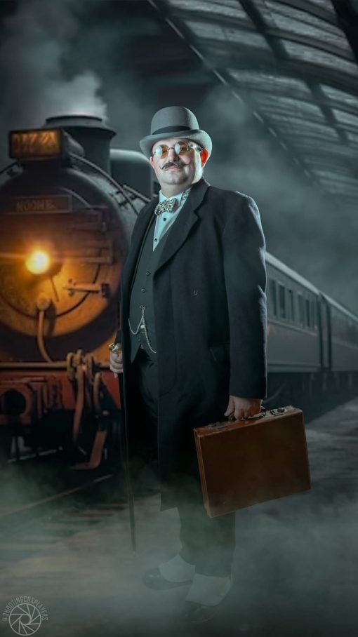 Hercule Poirot Lookalike